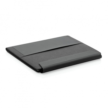 Logotrade promotional giveaway image of: Fiko 5W wireless charging portfolio A4 with powerbank