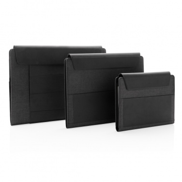 Logo trade corporate gifts picture of: Fiko wireless charging A5 portfolio with powerbank