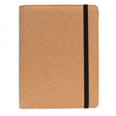 Logotrade business gifts photo of: Deluxe cork portfolio A5 with pen