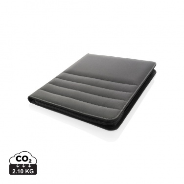 Logo trade promotional product photo of: Impact AWARE™ RPET A4 portfolio with zipper