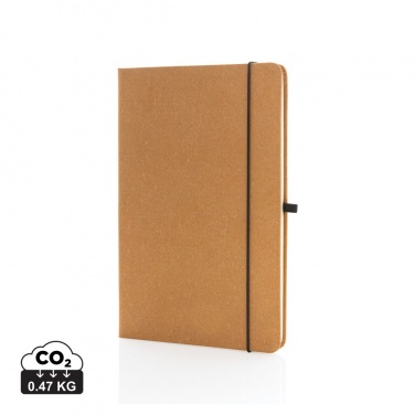 Logotrade advertising product picture of: Recycled leather hardcover notebook A5