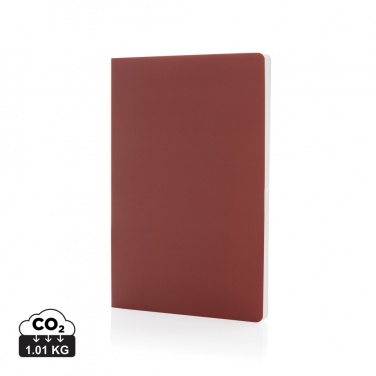Logo trade promotional products image of: Impact softcover stone paper notebook A5