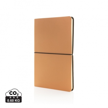 Logo trade promotional giveaway photo of: Modern deluxe softcover A5 notebook