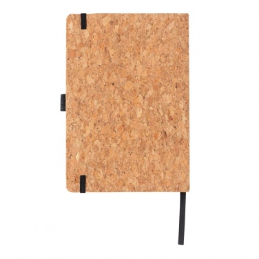 Logo trade advertising product photo of: Cork hardcover notebook A5