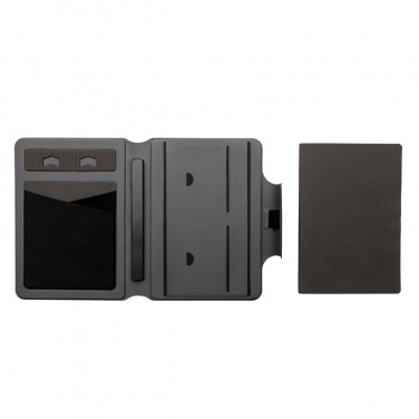 Logotrade promotional merchandise picture of: Artic Magnetic 10W wireless charging A5 notebook
