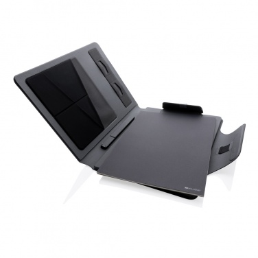 Logo trade promotional items image of: Artic Magnetic 10W wireless charging A4 portfolio