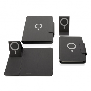 Logo trade advertising products image of: Artic Magnetic 10W wireless charging A4 portfolio