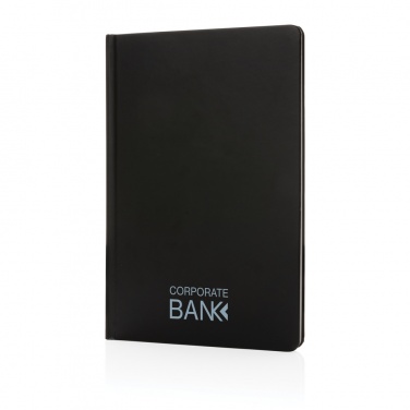 Logotrade promotional giveaway image of: A5 Impact stone paper hardcover notebook