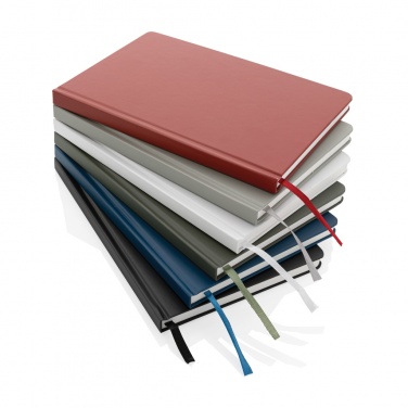 Logo trade promotional products picture of: A5 Impact stone paper hardcover notebook