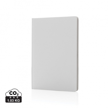 Logo trade promotional items picture of: A5 Impact stone paper hardcover notebook