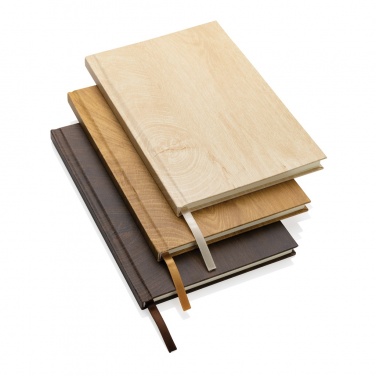 Logo trade promotional products picture of: Kavana wood print A5 notebook