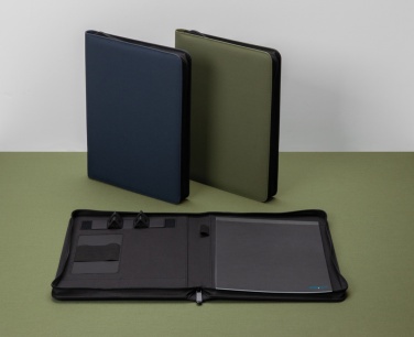 Logo trade advertising product photo of: Impact Aware™ deluxe 300D tech portfolio with zipper