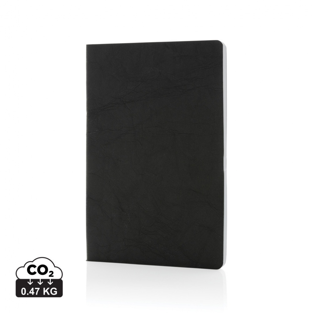 Logotrade business gift image of: Salton A5 GRS certified recycled paper notebook