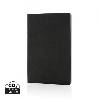 Logo trade promotional products image of: Salton A5 GRS certified recycled paper notebook