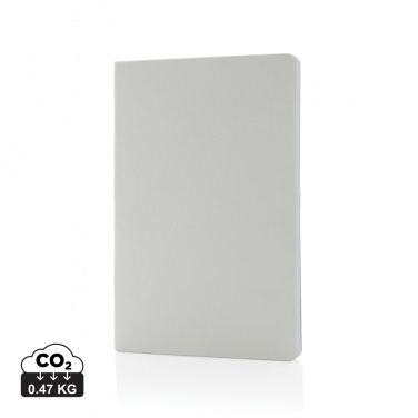 Logo trade promotional items picture of: Salton A5 GRS certified recycled paper notebook