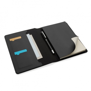 Logo trade promotional merchandise image of: Swiss Peak Script AWARE™ A5 portfolio