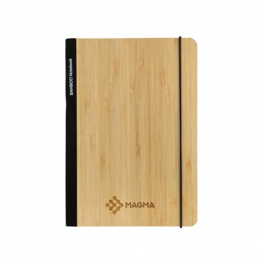 Logo trade promotional gifts image of: Scribe bamboo A5 Notebook