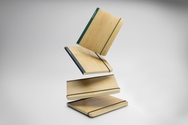 Logo trade promotional item photo of: Scribe bamboo A5 Notebook