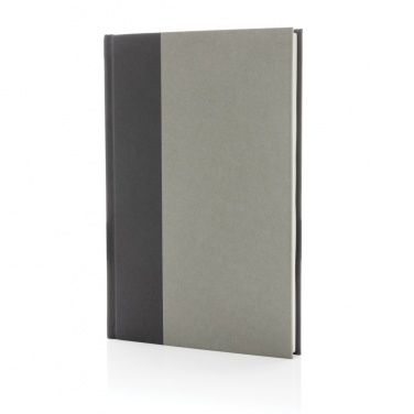 Logo trade promotional gifts image of: Words GRS certified RPET & Kraft A5 notebook