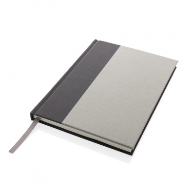 Logo trade promotional items image of: Words GRS certified RPET & Kraft A5 notebook