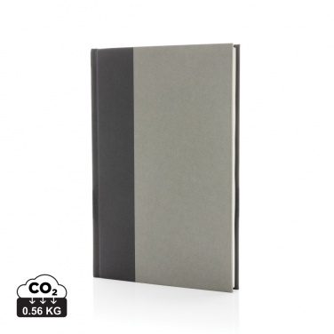Logo trade promotional gift photo of: Words GRS certified RPET & Kraft A5 notebook