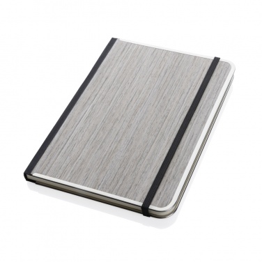 Logo trade advertising products picture of: Treeline A5 wooden cover deluxe notebook