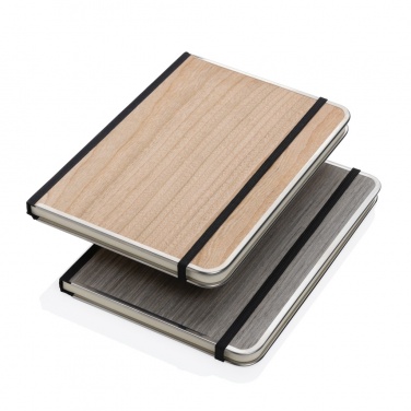 Logo trade promotional products picture of: Treeline A5 wooden cover deluxe notebook