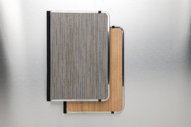Logo trade promotional gifts picture of: Treeline A5 wooden cover deluxe notebook