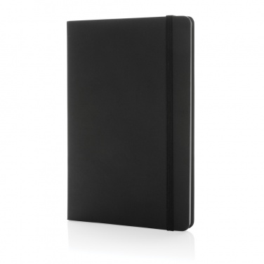 Logo trade promotional merchandise image of: Craftstone A5 recycled kraft and stonepaper notebook