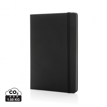 Logo trade business gifts image of: Craftstone A5 recycled kraft and stonepaper notebook