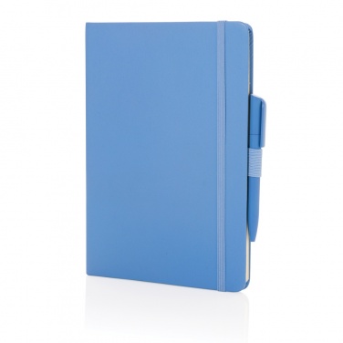 Logotrade promotional item picture of: Sam A5 RCS certified bonded leather classic notebook