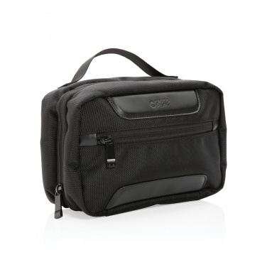 Logotrade promotional item image of: Swiss Peak AWARE™ RPET Voyager toiletry bag