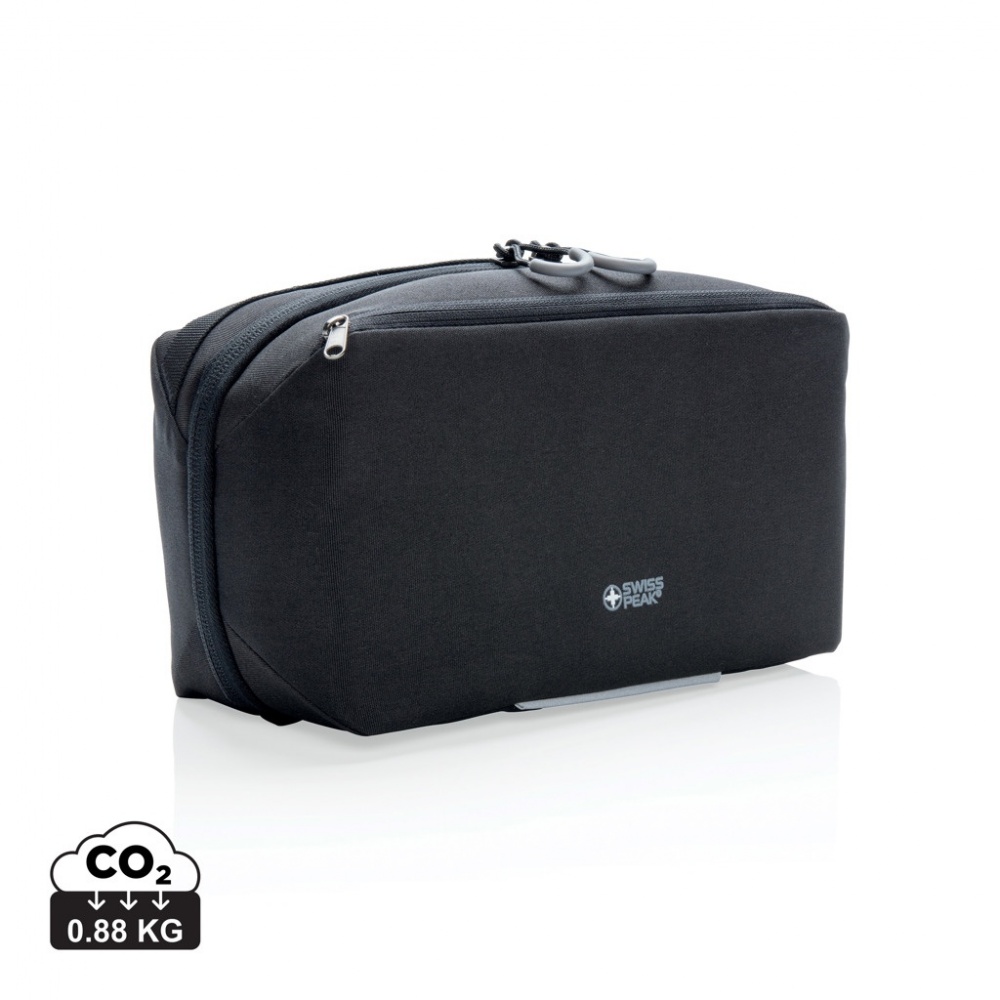 Logotrade promotional items photo of: Swiss Peak AWARE™ toiletry bag PVC free