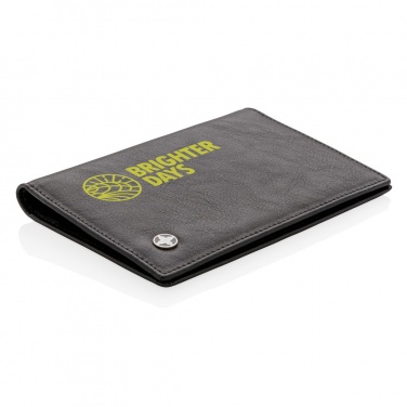 Logo trade corporate gifts picture of: RFID anti-skimming passport holder