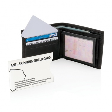 Logo trade promotional giveaways picture of: Anti-skimming RFID shield card with active jamming chip