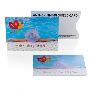 Logotrade promotional gifts photo of: Anti-skimming RFID shield card with active jamming chip