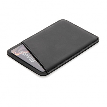 Logo trade promotional giveaways picture of: Magnetic phone card holder