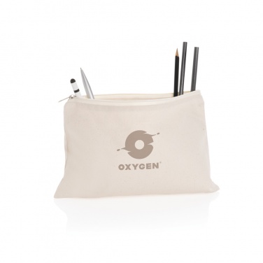 Logotrade corporate gift image of: Impact Aware™ 285 gsm rcanvas pencil case undyed