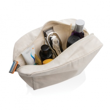 Logotrade advertising product picture of: Impact Aware™ 285 gsm rcanvas toiletry bag undyed