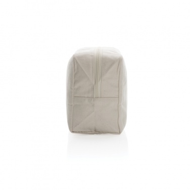 Logo trade promotional merchandise image of: Impact Aware™ 285 gsm rcanvas toiletry bag undyed