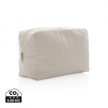 Logotrade advertising product picture of: Impact Aware™ 285 gsm rcanvas toiletry bag undyed