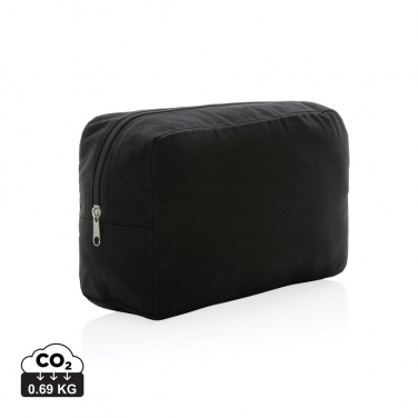 Logo trade business gift photo of: Impact Aware™ 285 gsm rcanvas toiletry bag undyed