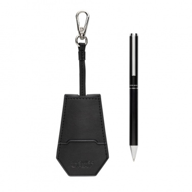 Logo trade advertising products picture of: SP Tula RCS certified recycled PU key holder and pen set