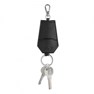 Logo trade promotional merchandise photo of: SP Tula RCS certified recycled PU key holder and pen set