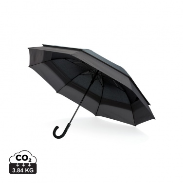 Logo trade promotional items image of: Swiss Peak AWARE™ 23" to 27" expandable umbrella