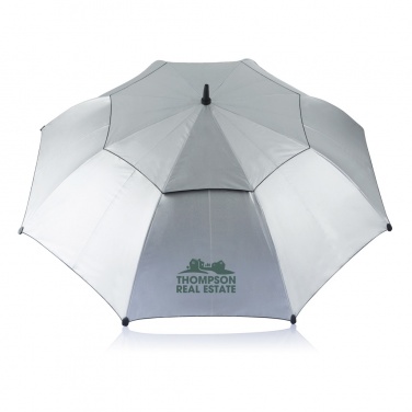 Logo trade promotional merchandise image of: 27” Hurricane storm umbrella