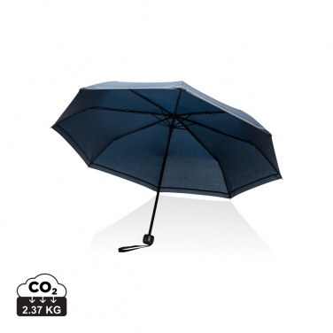 Logotrade advertising products photo of: 20.5"Impact AWARE™ RPET 190T pongee mini reflective umbrella