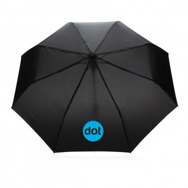 Logo trade promotional items picture of: 21" Impact AWARE™ RPET 190T mini auto open umbrella