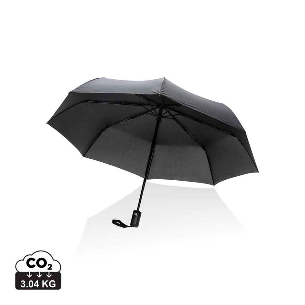 Logo trade promotional gifts picture of: 21" Impact AWARE™ RPET 190T auto open/close umbrella