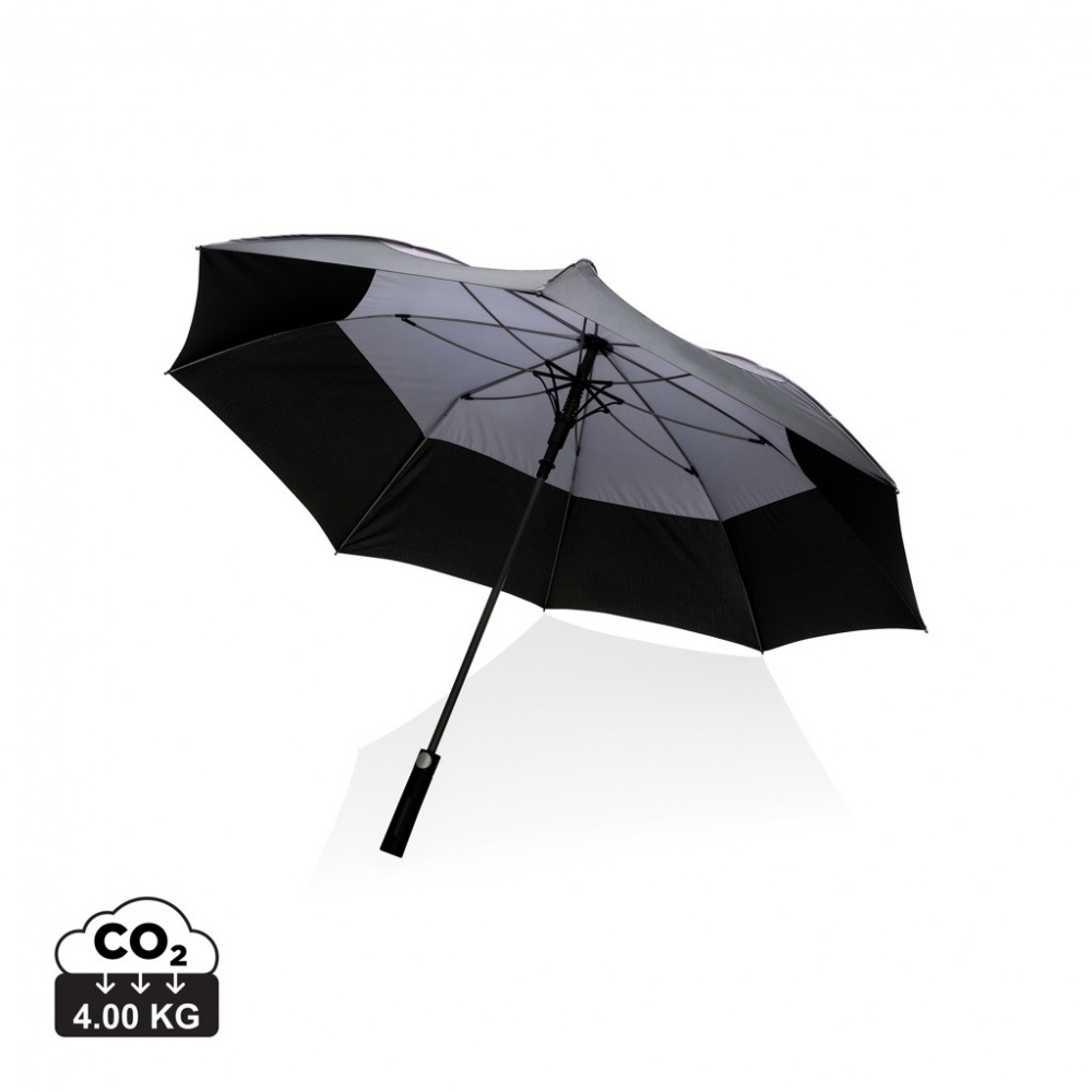 Logotrade advertising product image of: 27" Impact AWARE™ RPET 190T auto open stormproof umbrella
